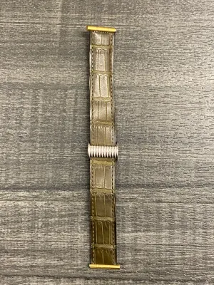 BOUCHERON Green Crocodile Watch Strap w/ Deployment Buckle - $1,200 APR VALUE w/ CoA! ✓