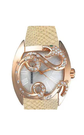 Boucheron Snake MEC Cobra 18K Rose Gold & Diamonds Lady's Watch