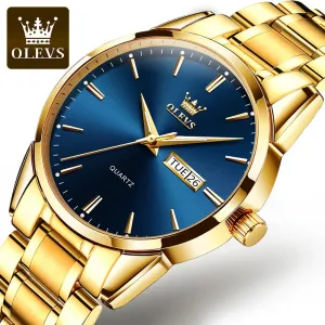 Brand OLEVS Men Business Chronograph Quartz Waterproof OLEVS 6898
