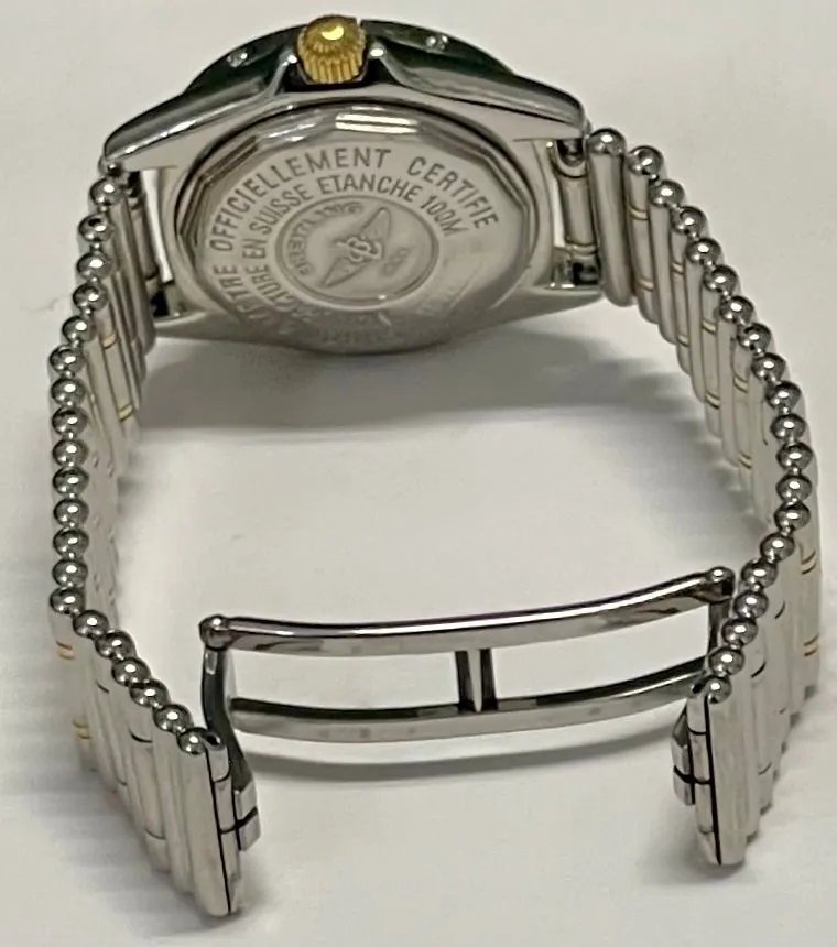 BREITLING Ladies Stainless Steel/ 18K YG w/ 39 Diamonds Watch - $25K APR w/ COA!