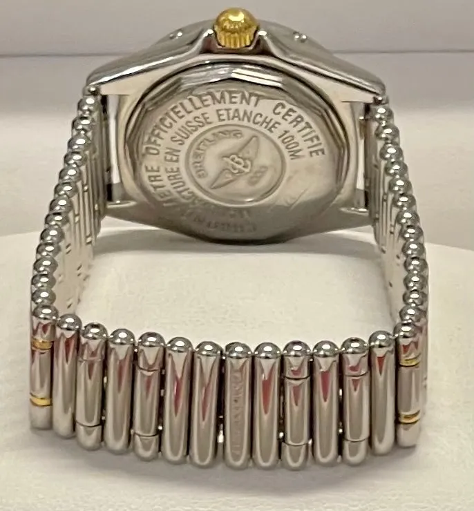 BREITLING Ladies Stainless Steel/ 18K YG w/ 39 Diamonds Watch - $25K APR w/ COA!