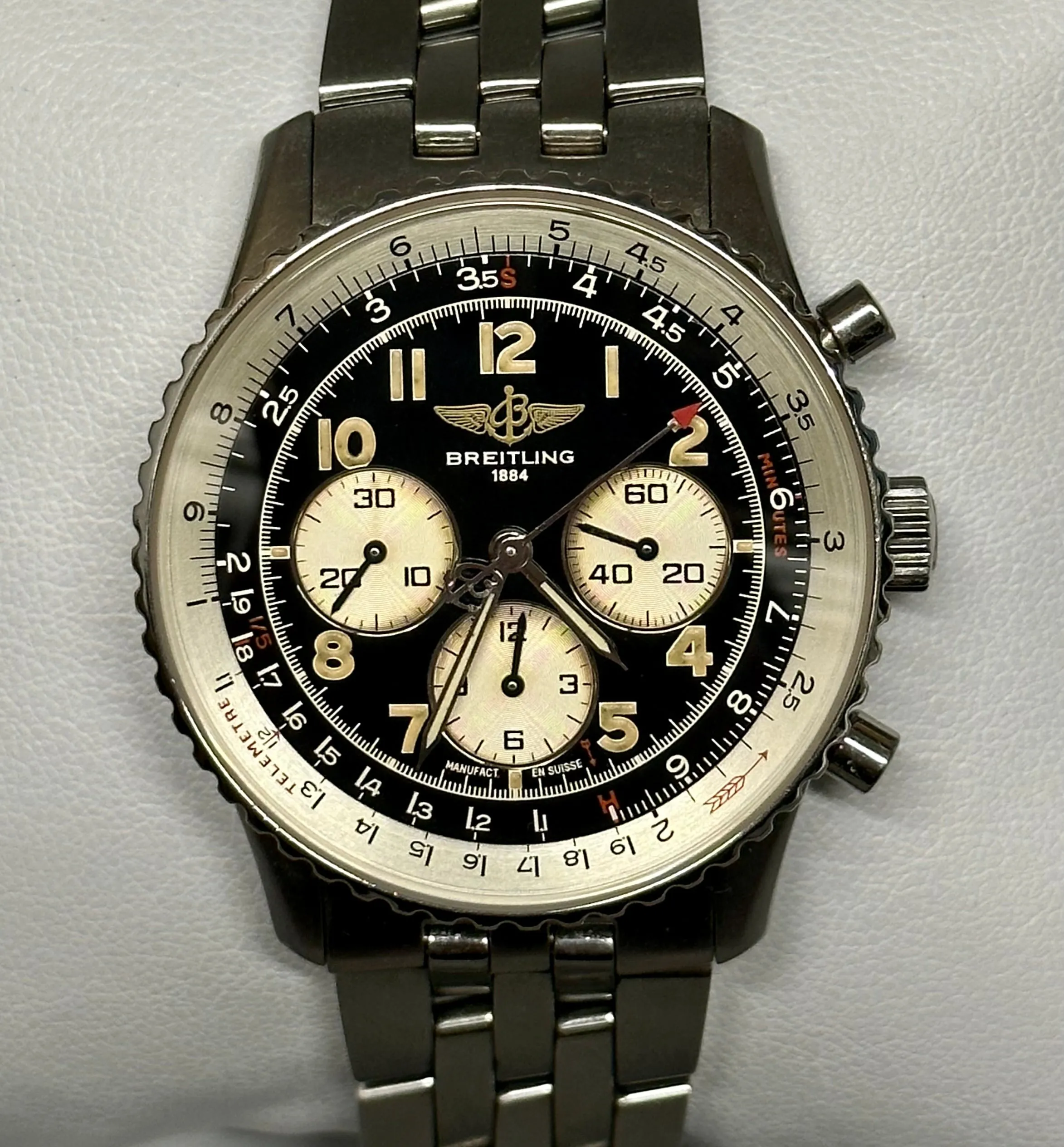 BREITLING Navitimer R. A30022 SS Chrono Brand New Men's Watch - $20K APR w/ COA!