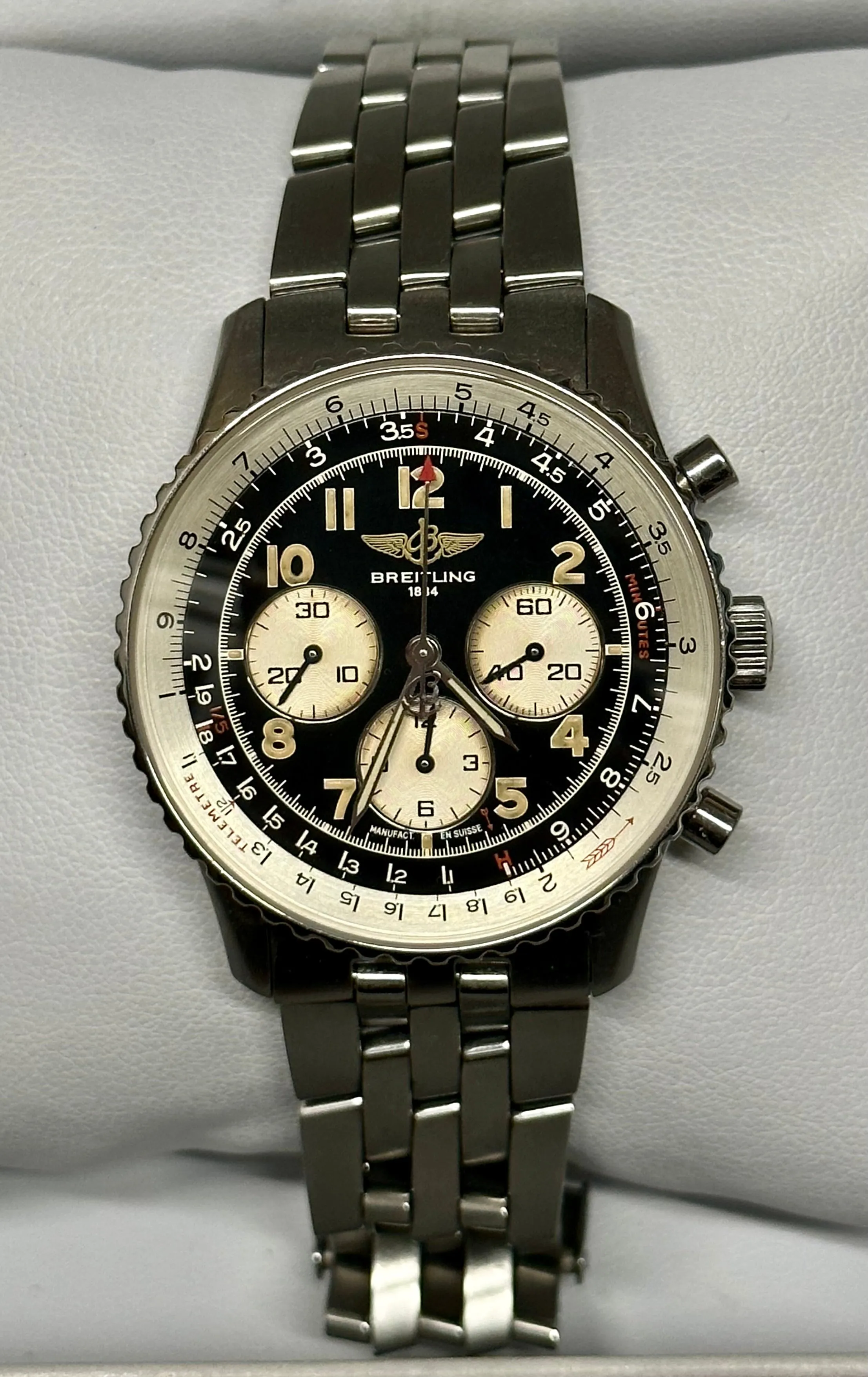 BREITLING Navitimer R. A30022 SS Chrono Brand New Men's Watch - $20K APR w/ COA!