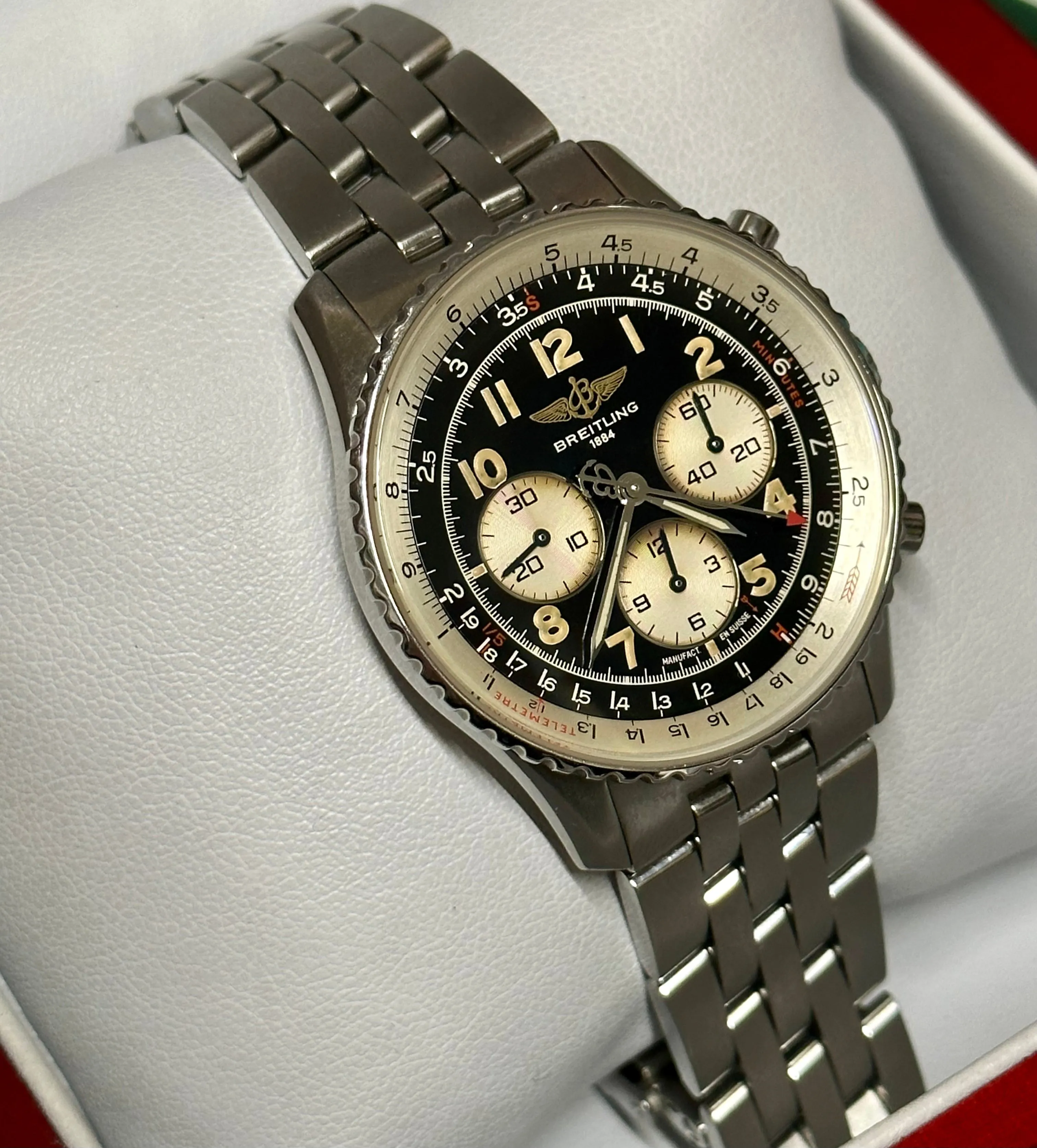 BREITLING Navitimer R. A30022 SS Chrono Brand New Men's Watch - $20K APR w/ COA!