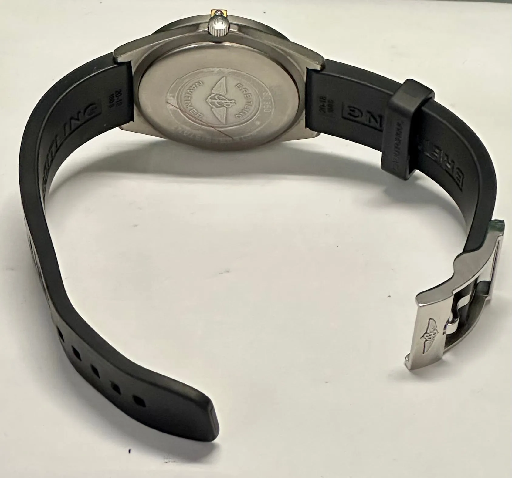 BREITLING Navitimer Titanium W/ 18K G Digital Wristwatch-$8.5K APR Value w/ CoA