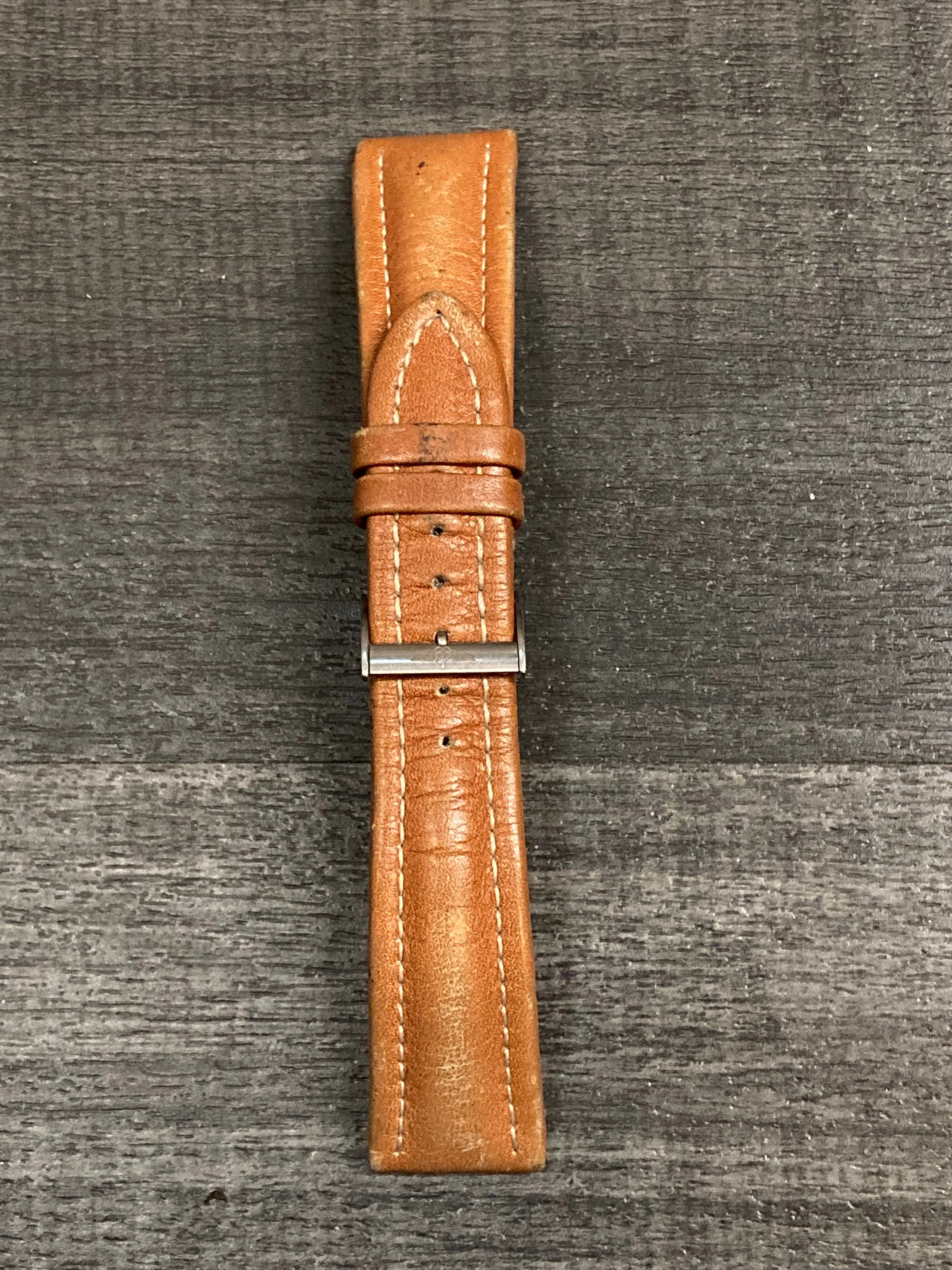 BREITLING Original Brown Crocodile Padded Watch Strap - $600 APR VALUE w/ CoA! ✓
