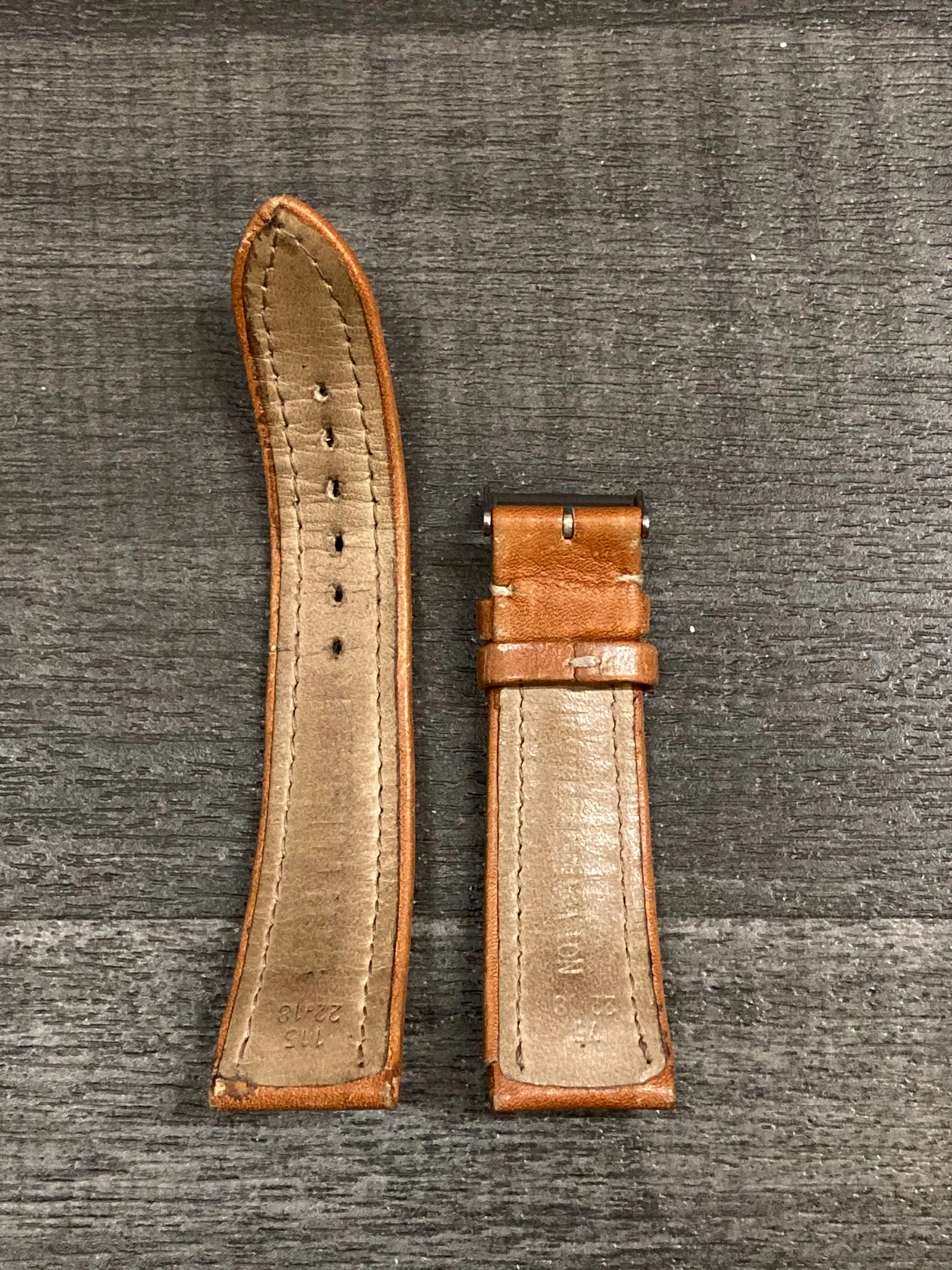 BREITLING Original Brown Crocodile Padded Watch Strap - $600 APR VALUE w/ CoA! ✓