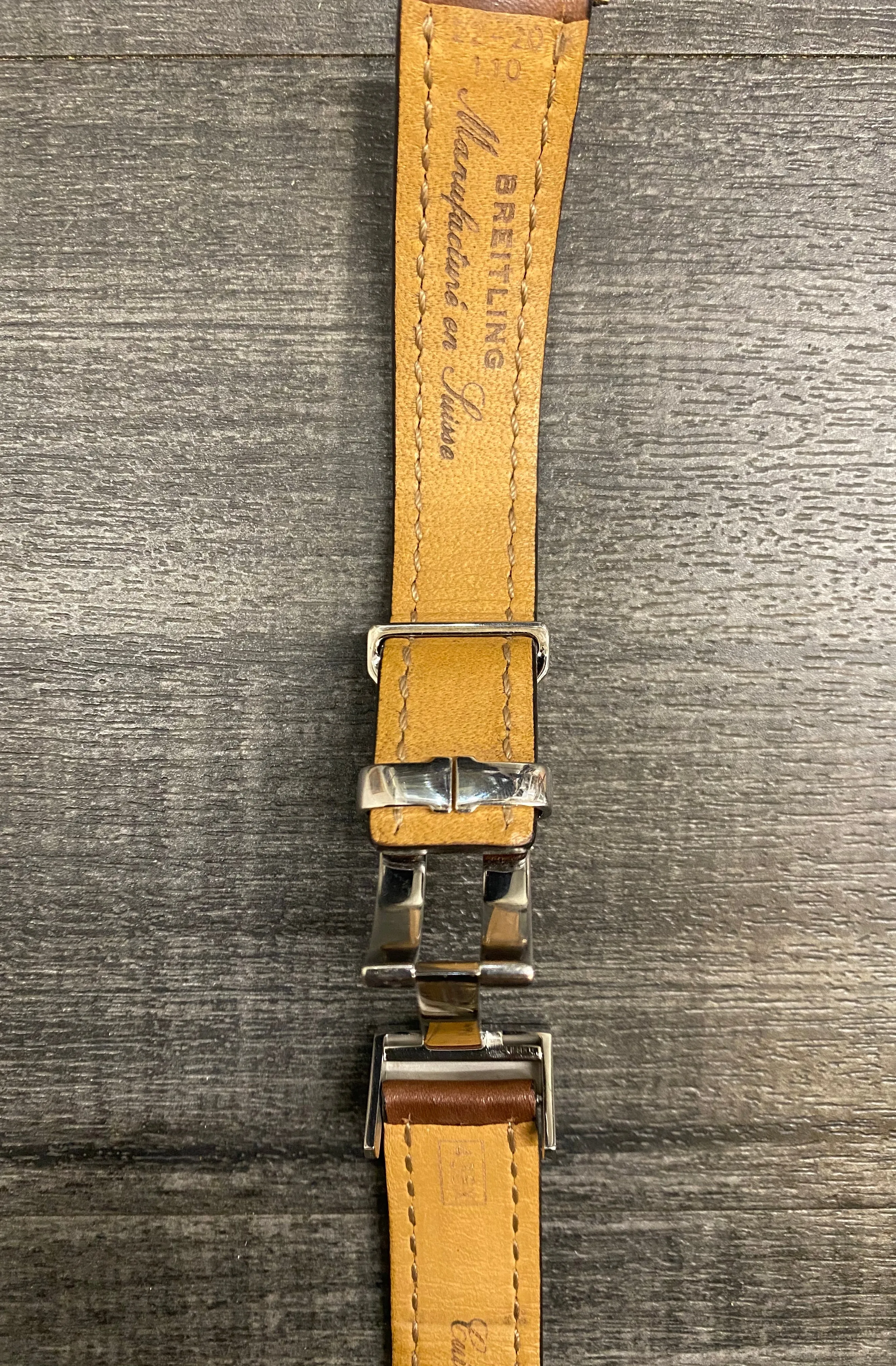 BREITLING Original Signed Stainless Steel Deployment Buckle - $500 APR VALUE w/ CoA! ✓
