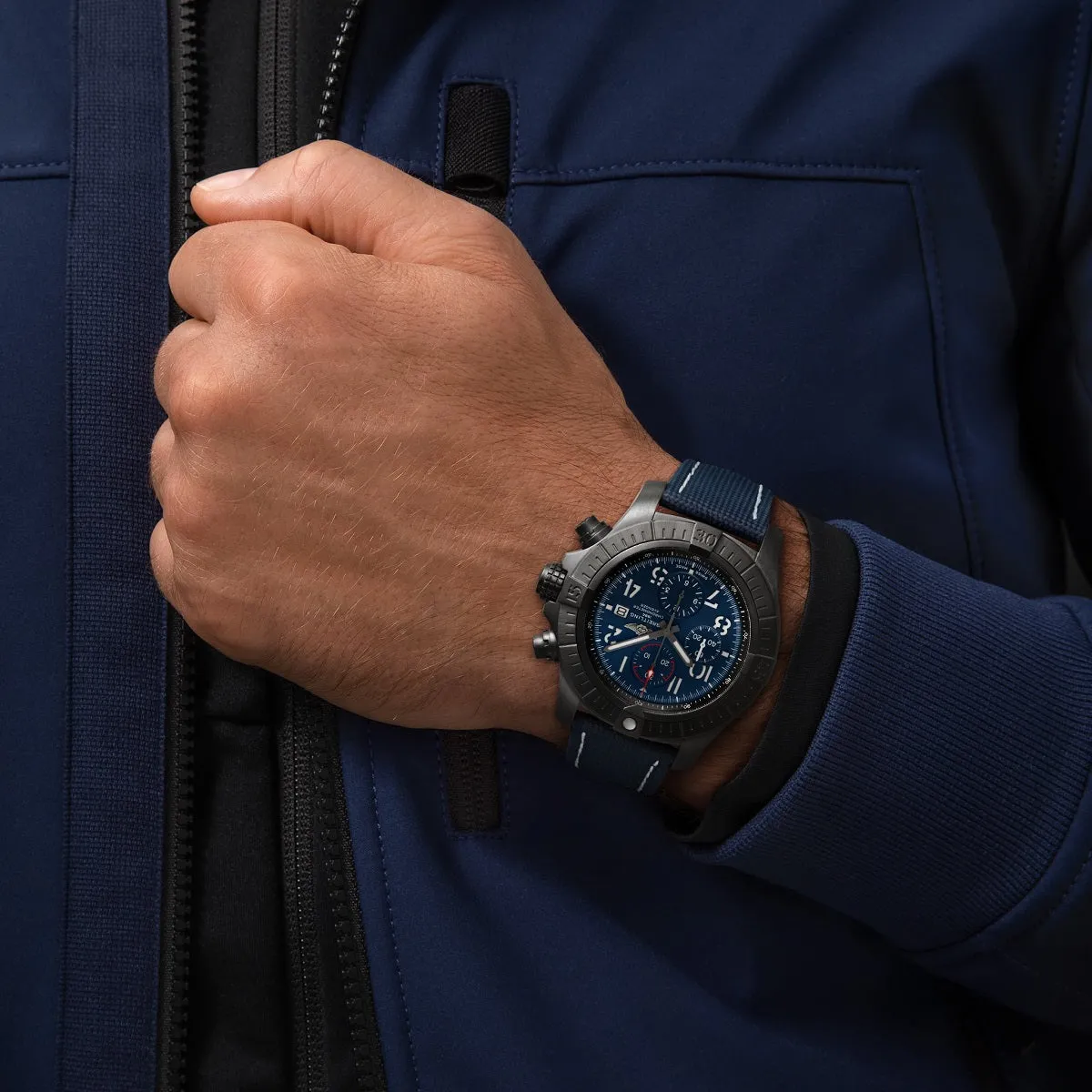 Breitling Super Avenger Chronograph 48MM Night Mission - V13375101C1X1