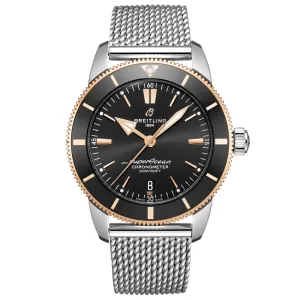 Breitling Superocean Heritage B20 44mm Black Dial 18ct Red Gold & Steel Automatic Gents Watch UB2030121B1A1