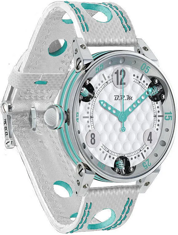B.R.M Watch Golf Master Ladies Turquoise Hands