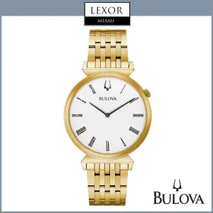 Bulova 97A153 Regatta Gold Stainless Steel Strap Men Watches