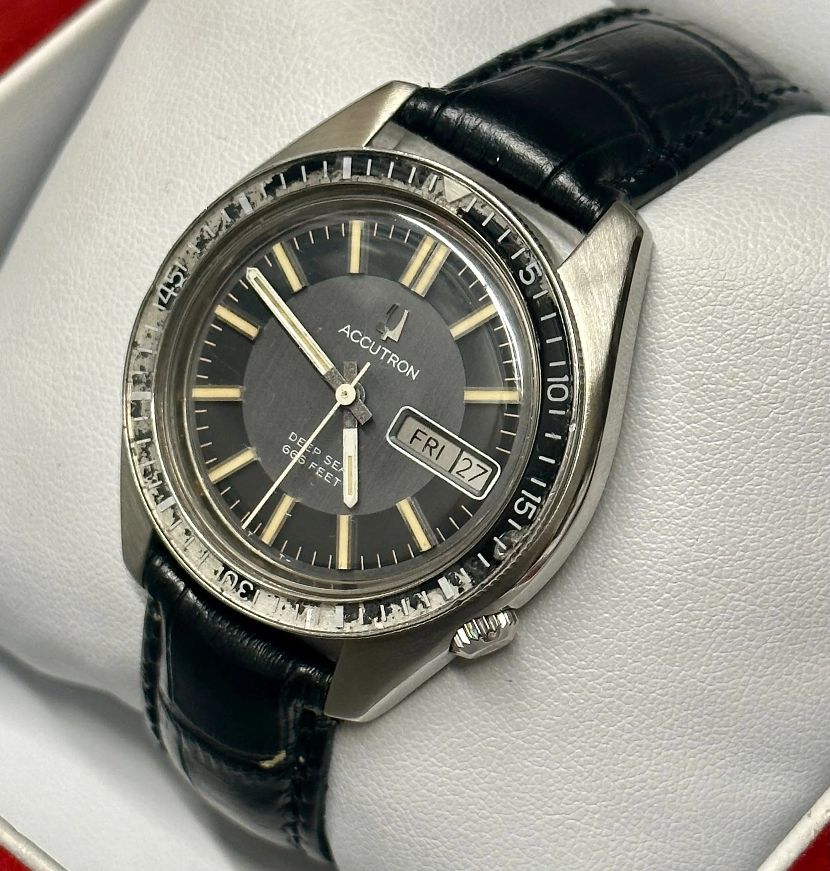 BULOVA Accutron Deep Sea 600ft Diver First Electric Mens Watch- $10K APR w/ COA!
