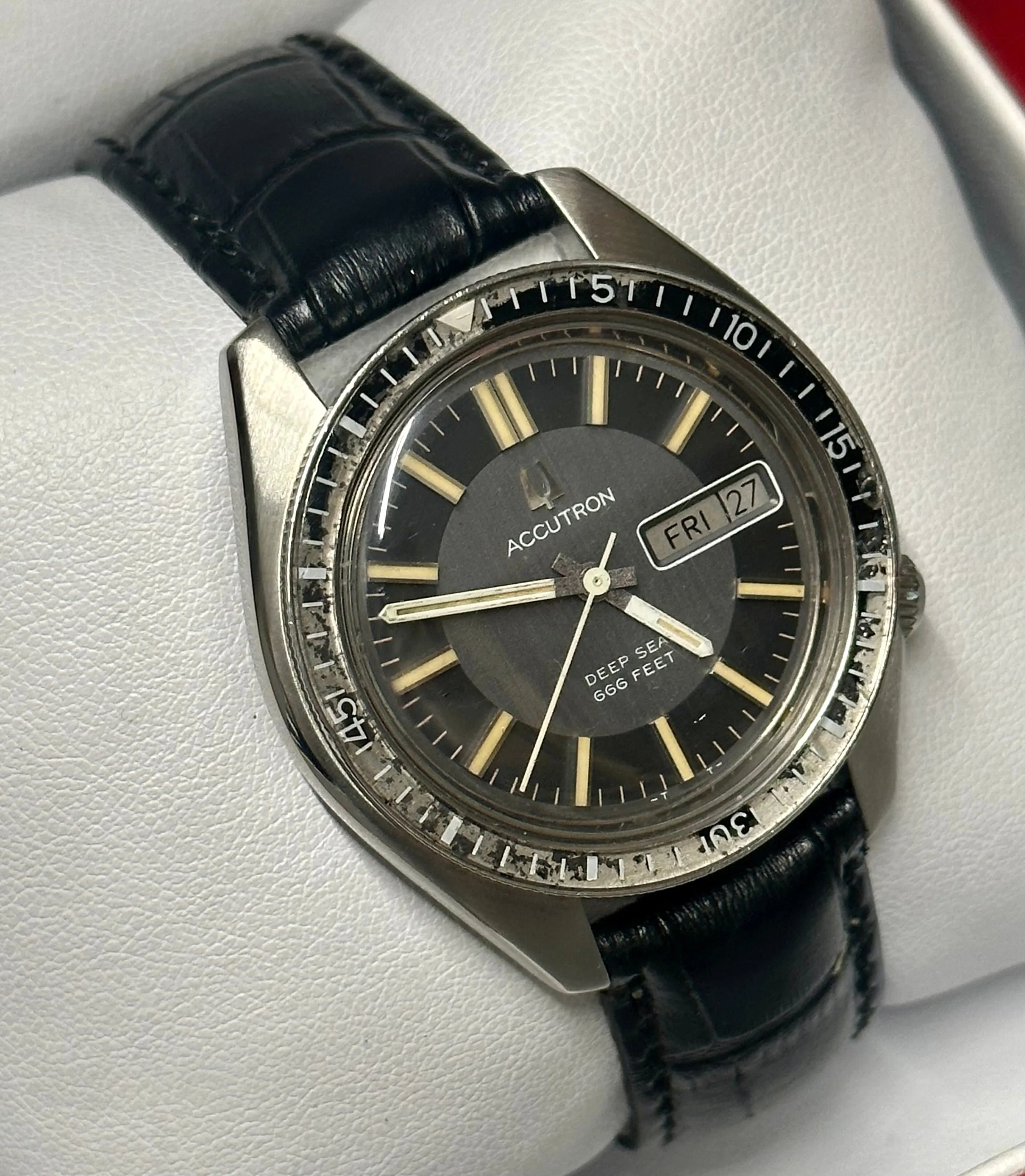 BULOVA Accutron Deep Sea 600ft Diver First Electric Mens Watch- $10K APR w/ COA!