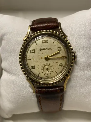 BULOVA Extremely Rare And Vintage C. 1940's Men's Wristwatch - $8K APR w/ COA!!!