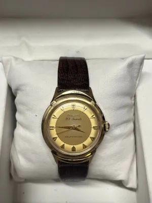 BULOVA Unique Vintage 1950's 14K RGP Beautiful Men's Watch - $13K APR w/ COA!!!!