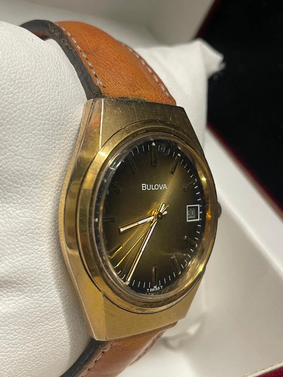 Bulova Vintage 1960s Gold Tone Watch - Rare Two-Tone Dial- $5K APR w/COA!