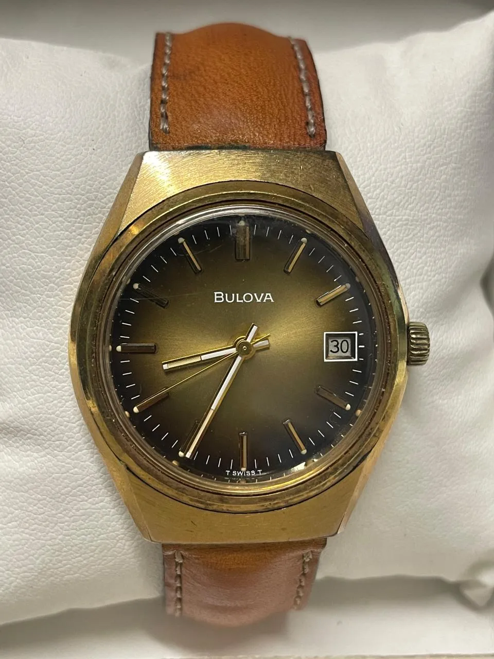 Bulova Vintage 1960s Gold Tone Watch - Rare Two-Tone Dial- $5K APR w/COA!