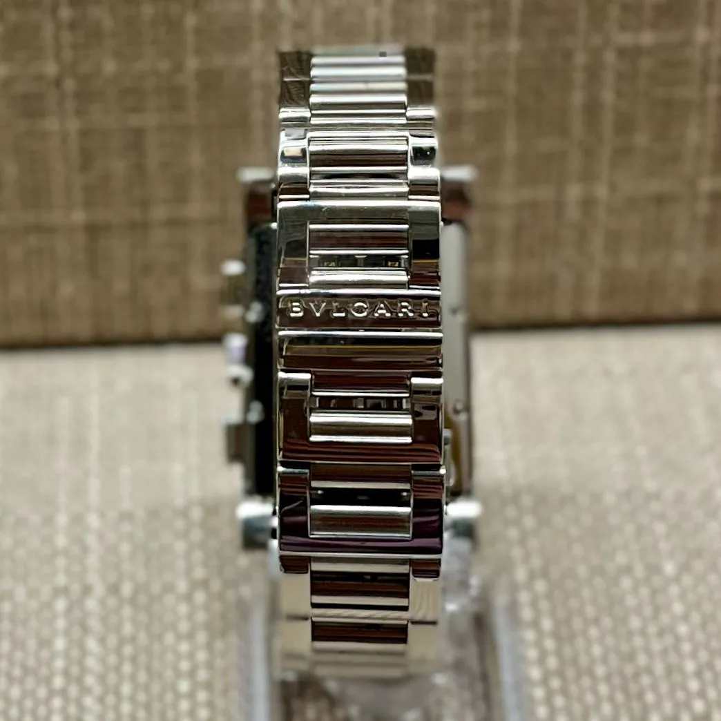 Bvlgari Jumbo Chronograph w/ Art Deco Style Dial Men's Watch - $10K APR w/ COA!!
