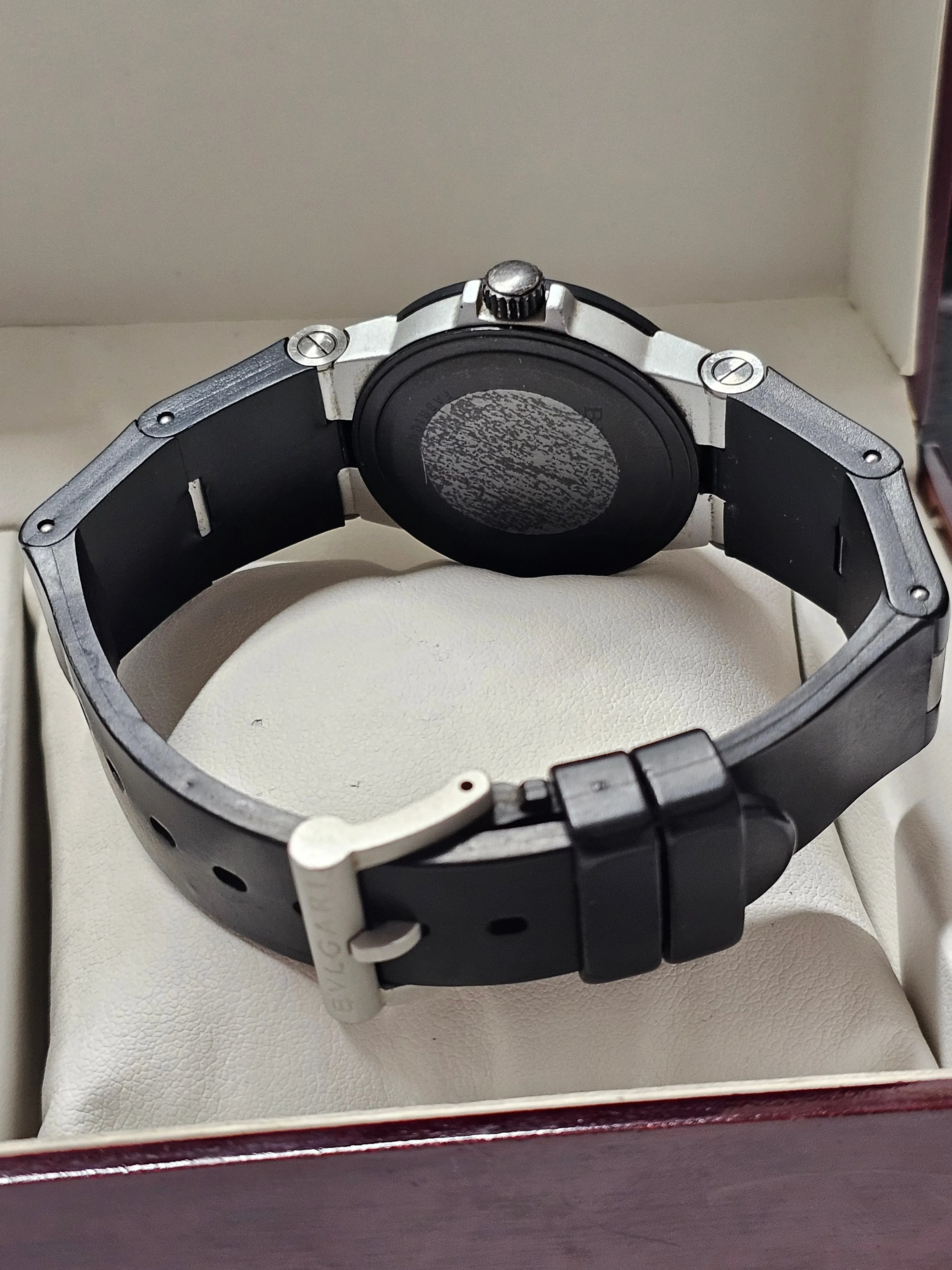 BVLGARI Sport Diving Men's Watch Aluminum&Rubber Date Feature - $10K APR w/ COA!