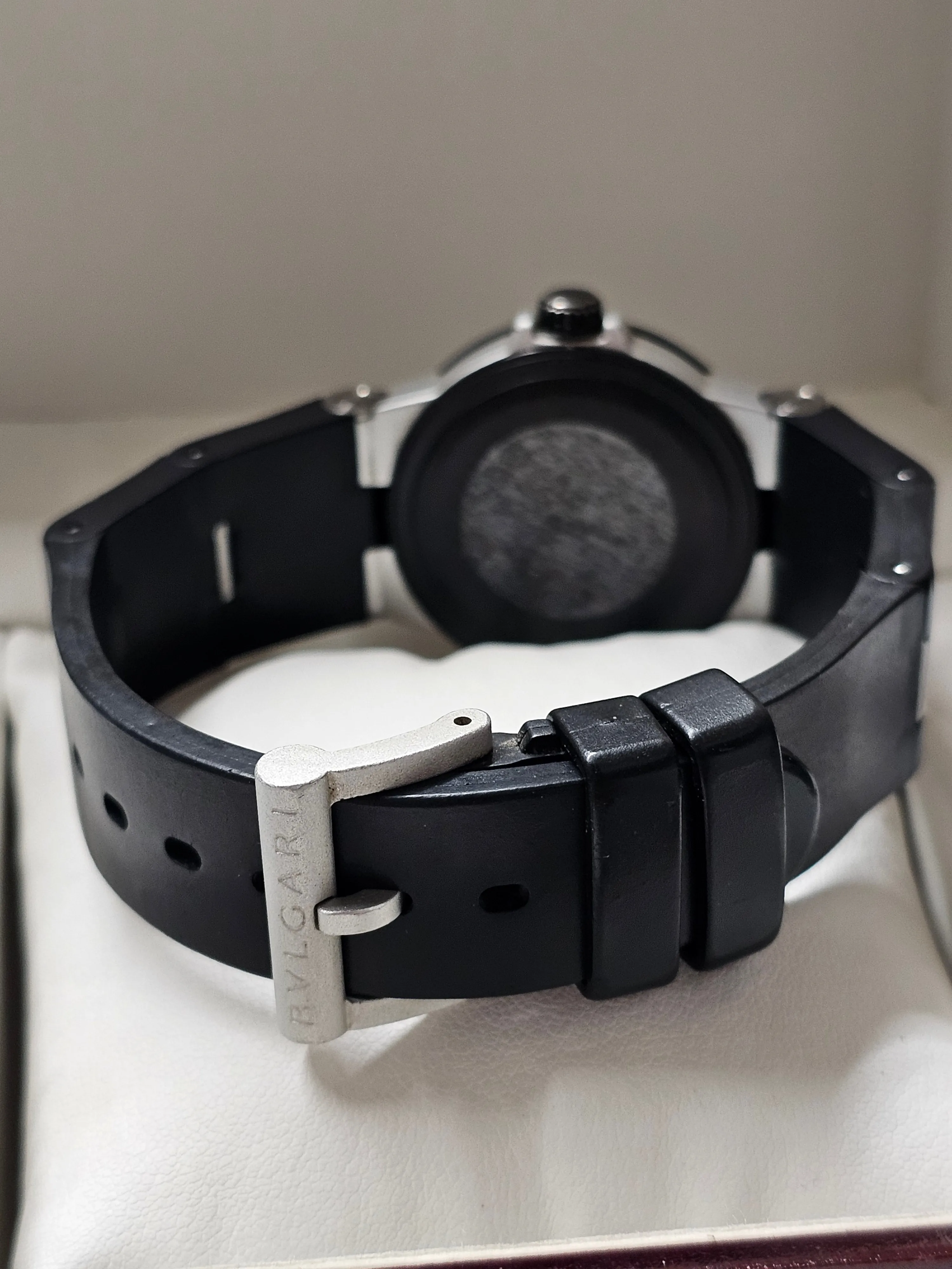 BVLGARI Sport Diving Men's Watch Aluminum&Rubber Date Feature - $10K APR w/ COA!