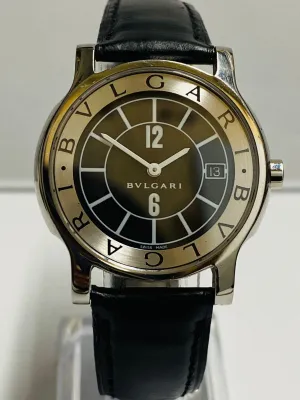 BVLGARI SS Extremely Special Black Dial Brand New Men's Watch- $6K APR w/ COA!!!