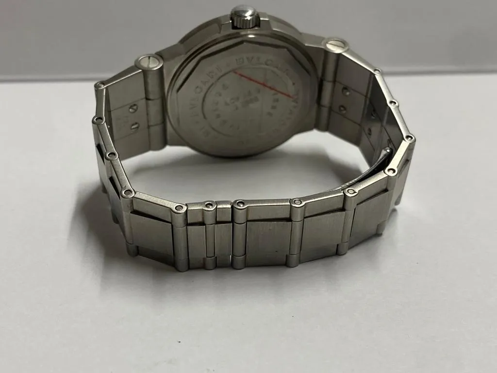BVLGARI SS Spectacular Black Dial w/White Hands Brand New Watch- $10K APR w/ COA