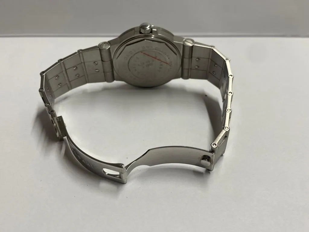 BVLGARI SS Spectacular Black Dial w/White Hands Brand New Watch- $10K APR w/ COA