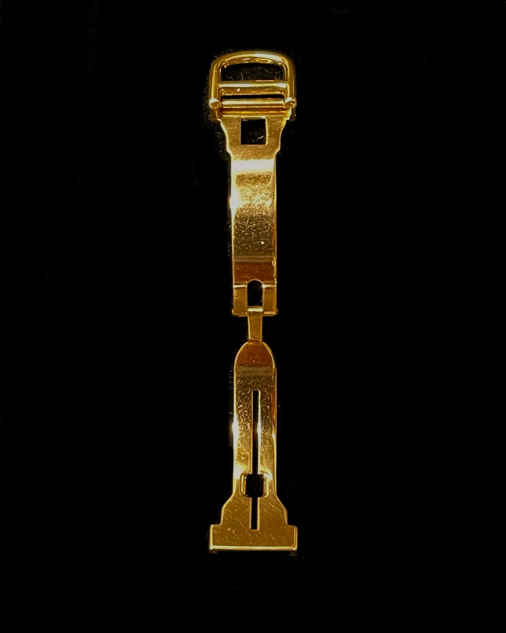 Cartier 18K Yellow Gold Antique Design Watch Deployment Buckle- $12K APR w/ CoA!