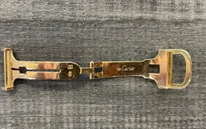 Cartier 18k Yellow Gold deployment Buckle Type - $7,500.00 APR w/ CoA!