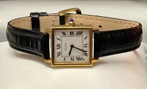 CARTIER Beautiful Mechanical Yellow Gold Unisex Wristwatch - $15K APR w/ COA!!!!