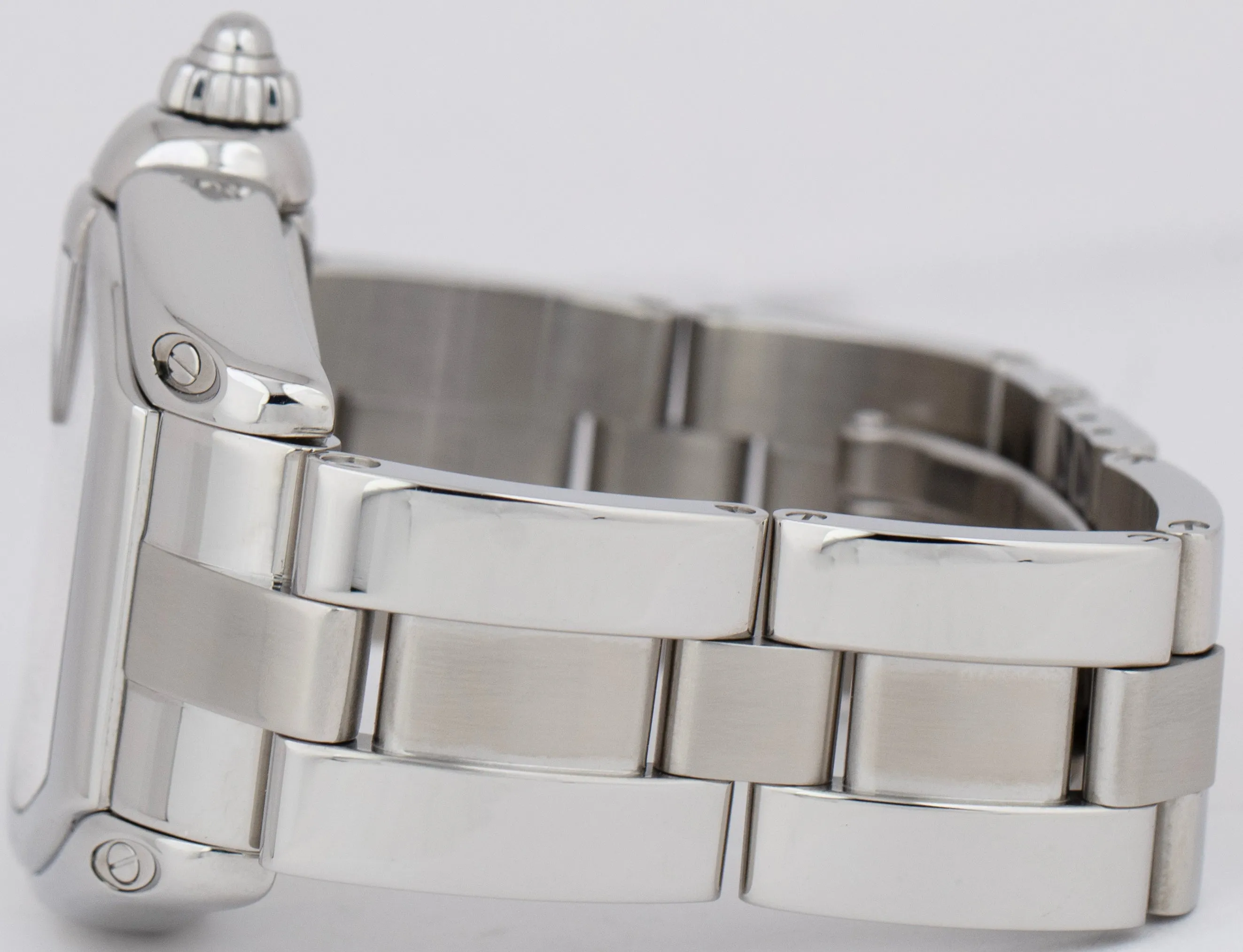 Cartier Roadster Black Grey Arabic Numeral 36mm Stainless Watch 2510 / W62001V3