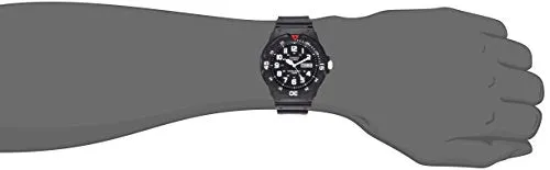 Casio EAW-MRW-200H-1BV Men's MRW200H-1BV Black Resin Dive Watch