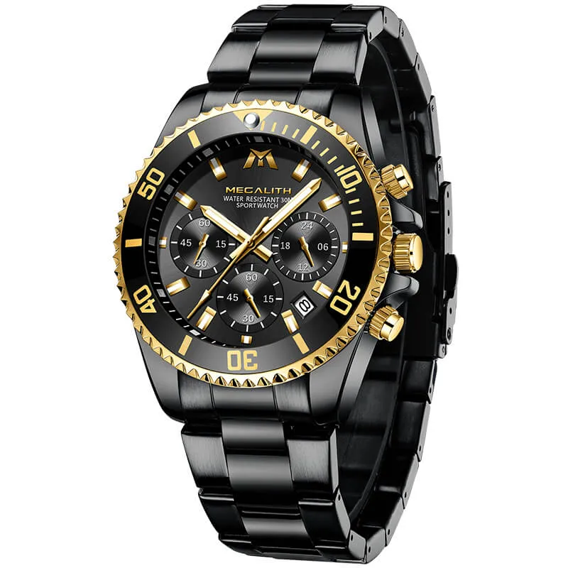 Chronograph Watch | Stainless Steel Band | 8046M