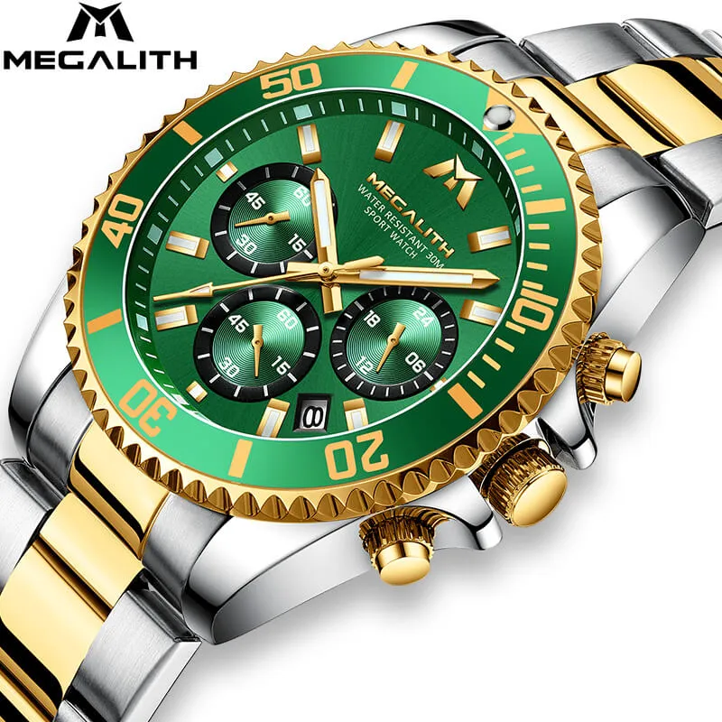 Chronograph Watch | Stainless Steel Band | 8046M