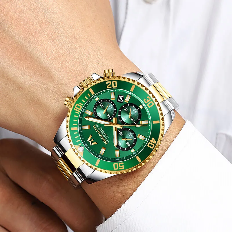 Chronograph Watch | Stainless Steel Band | 8046M