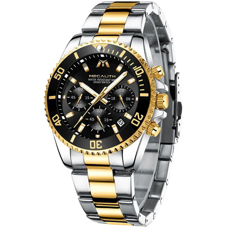 Chronograph Watch | Stainless Steel Band | 8046M