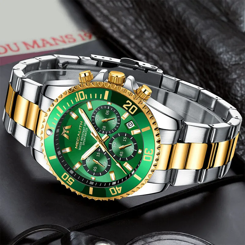 Chronograph Watch | Stainless Steel Band | 8046M