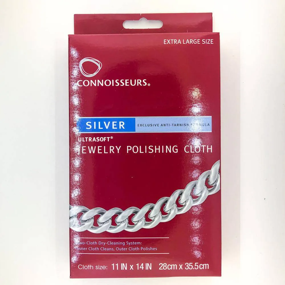 Connoisseurs Silver Jewelry ULTRA -Soft Polishing Cloth