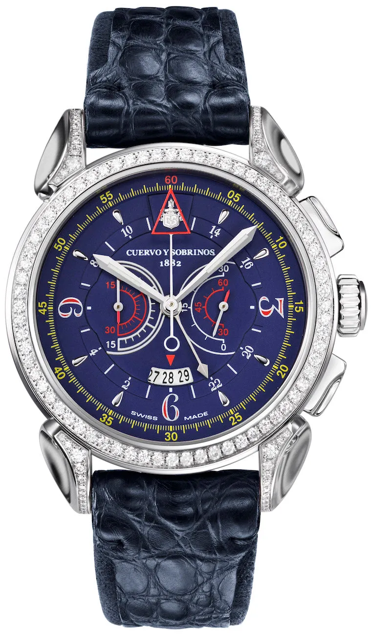 Cuervo y Sobrinos Watch Historiador Vuelo Chrono