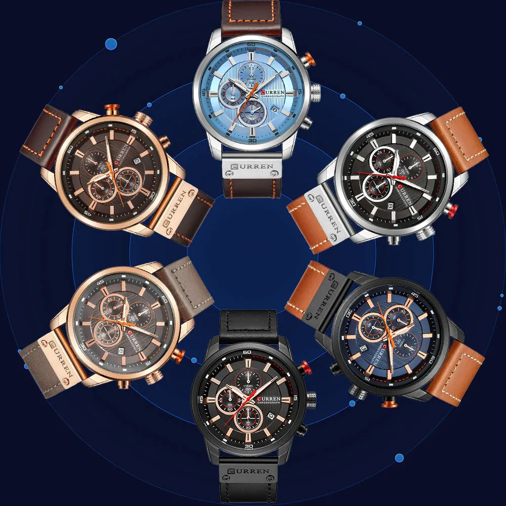 CURREN BUSINESS FASHION WATCH