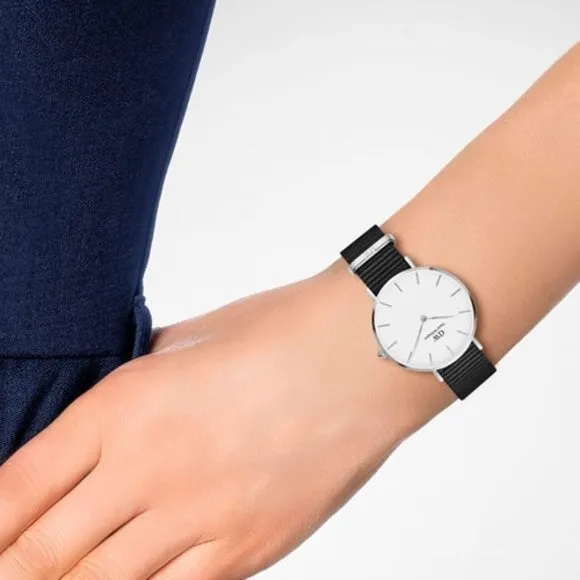Daniel Wellington Cornwall 32mm Women's Silver Watch DW00100254