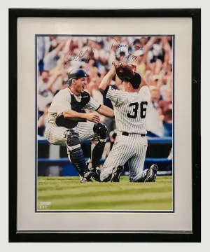 ''David Cone & Joe Girardi'' C.1999 Signed Perfect Game Photo -$5K APR W/CoA