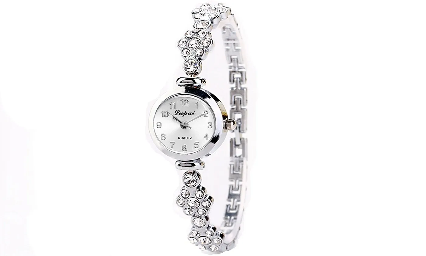 Diamond Bracelet Wrist Watch For Women