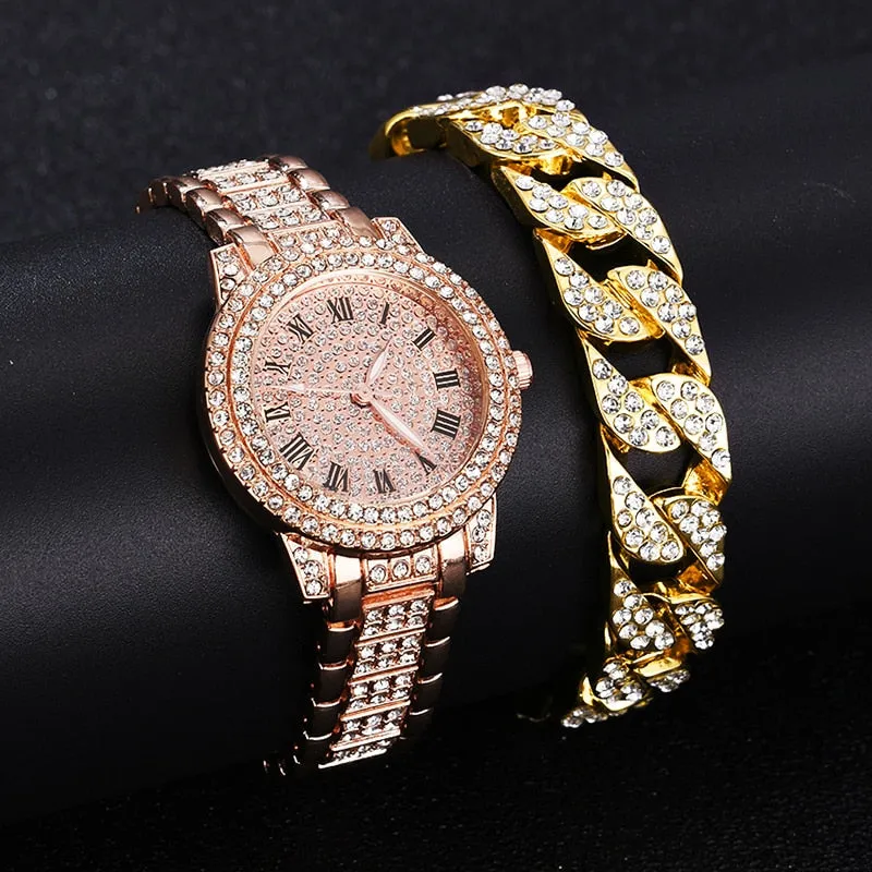 Diamond Women Watches   Bracelet