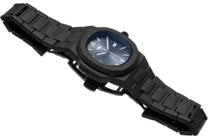 Eight Kuwait Polycarbon Blue Marine 40.5 MM Swiss Quartz Unisex