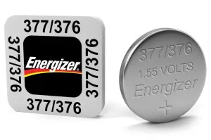 Energizer SR66 S53 377 376 1.55V Silver Oxide Coin Cell Battery