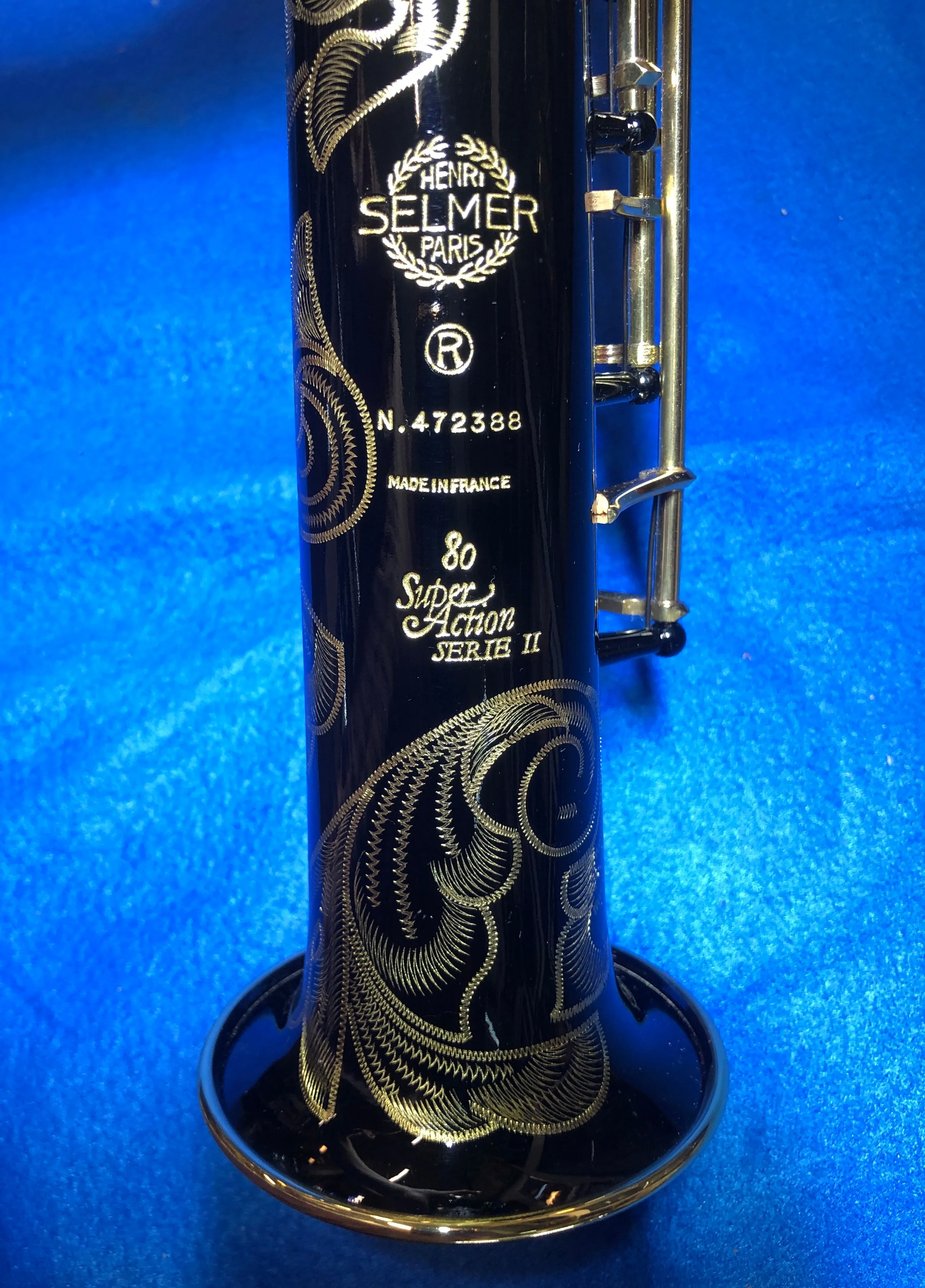 *Excellent* Selmer Super Action 80 Series II Soprano Saxophone!/Black Lacquer ^