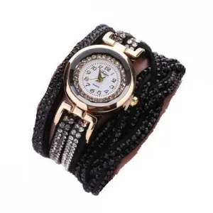 Fashion Women Luxury  Gold Bracelet Quartz Wrist Watch