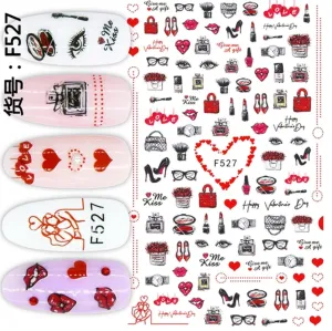 Fashionista's LOVE of Makeup F527 -  Thin Decals